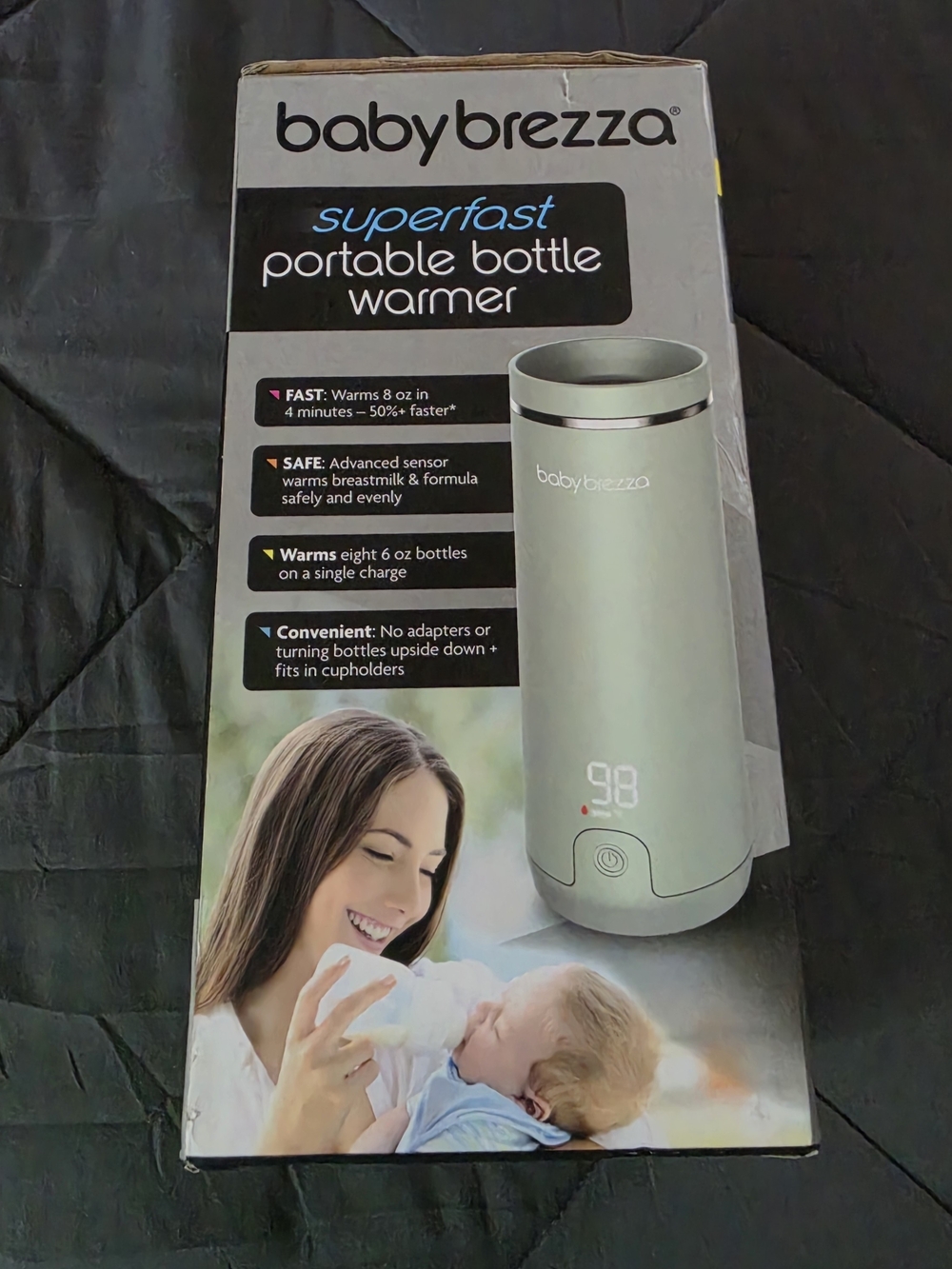Babybrezza Superfast Portable Bottle Warmer in Mint Green